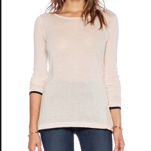 Enza Costa 100% Italian cotton Colorblock top - XS